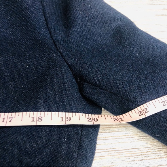 Vintage NCI Collections Navy Wool Blazer with Patches - Picture 13 of 16